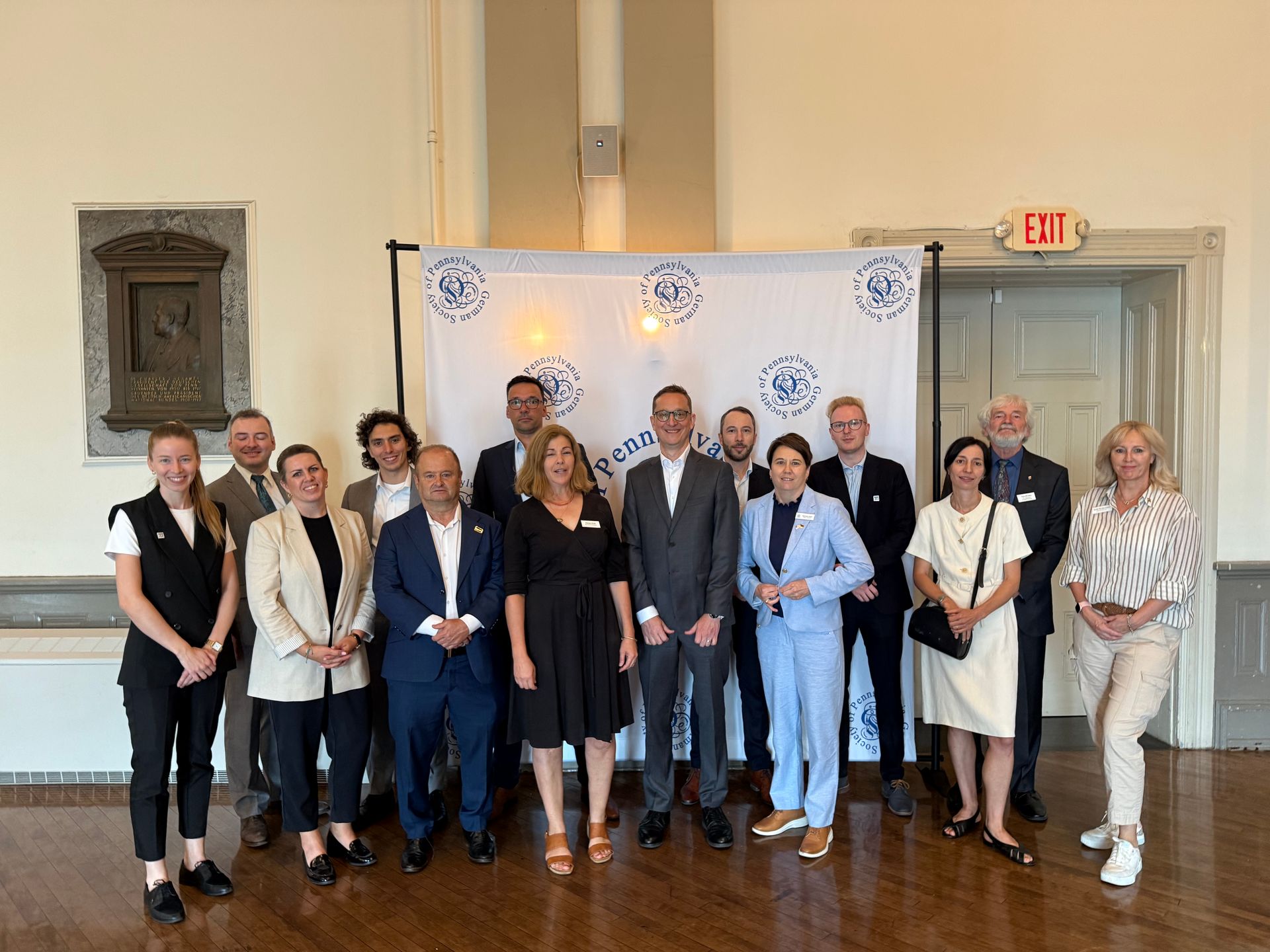 NRW Delegation visits the German Society in Pennsylvania