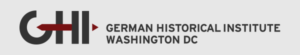 German Historical Institute Washington DC logo with gray and red text on a light background