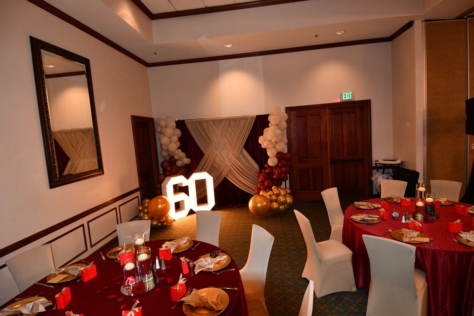 Party room with 