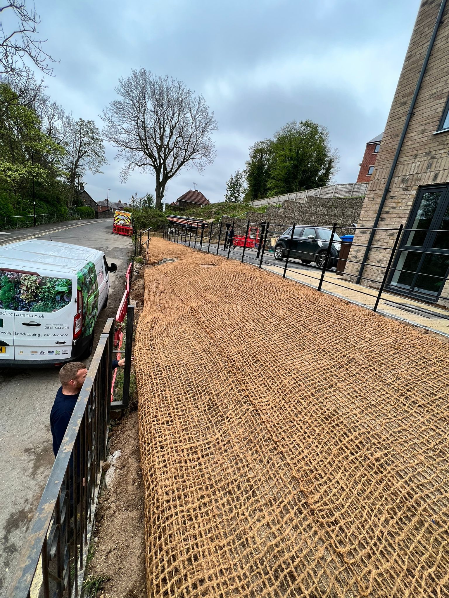 Soft landscaping - soil stabilization