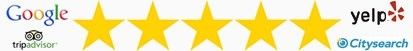 5 star banner for contact form