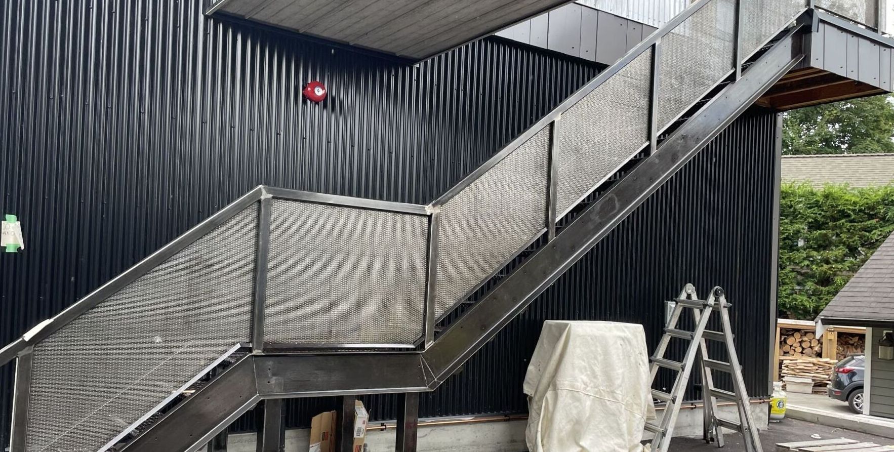 custom metal stair railings