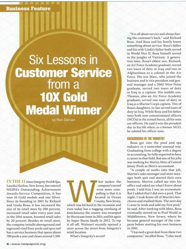 Six lessons in customer service from a 10x gold medal winner