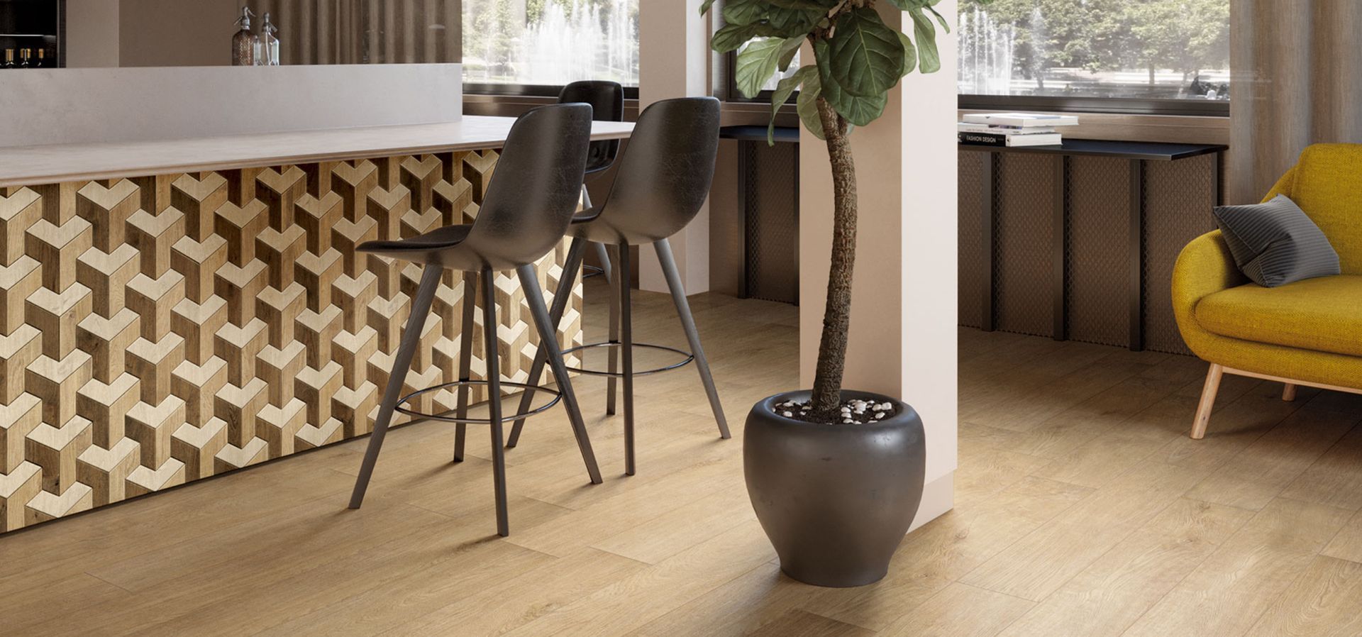 Soul
Tutta l’anima del legno per la nuova collezione Soul: le tecnologie digitali ricreano il rovere nel suo aspetto più naturale ma anche con tutti i suoi nodi, le fiamme e i segni del tempo. In linea con il sempre più diffuso “used look”, le pavimentazioni in grès porcellanato Piemme Soul sono destinate a ‘scaldare’ lo spazio proprio come un parquet antico e robusto, ricavato da quercia di rovere.
L’espressione naturale del legno con tonalità chiare alla base e una leggera fiammatura enfatizzate nella lavorazione tipica della spazzolatura a mano; l’effetto rustico dei nodi solitamente scartati nella fase selettiva delle tavole e valorizzati per conferire maggiore naturalezza; l’eleganza del legno recuperato e lavorato artigianalmente nella versione rifinita a cera, diventano i veri protagonisti di questa collezione di piastrelle.