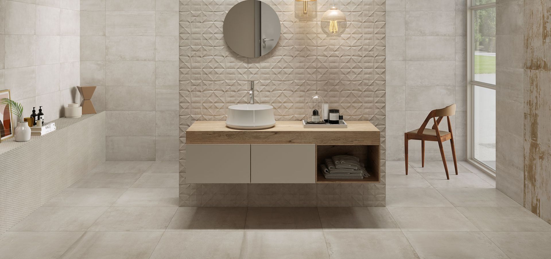 Materia
Materia è il nome della collezione con superfici dall’effetto inedito che coniugano metallo, corten, pietra, ceramica in un’estetica raffinata e contemporanea. Partendo dalle emozioni materiche di metalli tra loro diversi, ossidati o lucenti; dal feeling naturale della pietra e dalla versatilità della stessa ceramica i ricercatori di Piemme hanno creato una nuova Materia.
Grazie a sofisticate tecnologie produttive la collezione abbina l’effetto di smerigliatura tipico del metallo levigato a mano alle piccole imperfezioni della lavorazione artigianale.