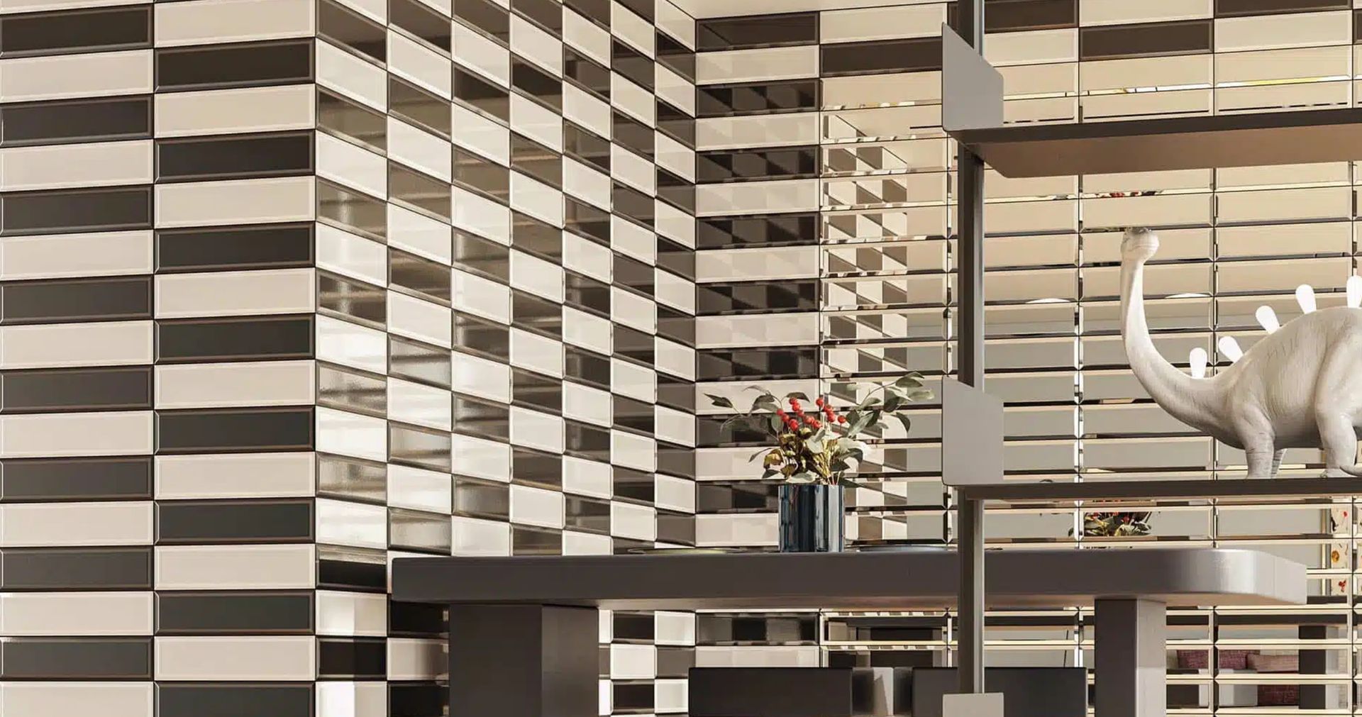 Diamond è una piastrella tridimensionale in ceramica monoporosa disponibile con finitura lucida – nei colori bianco, nero, arancione, senape e rosso. Di formato 10×40 cm con la linea Diamond è possibile immaginare rivestimenti modulari per spazi dall’anima contemporanea ma anche per ambientazioni più classiche grazie all’iconica diamantatura che evoca un’estetica retrò e atmosfere vintage.