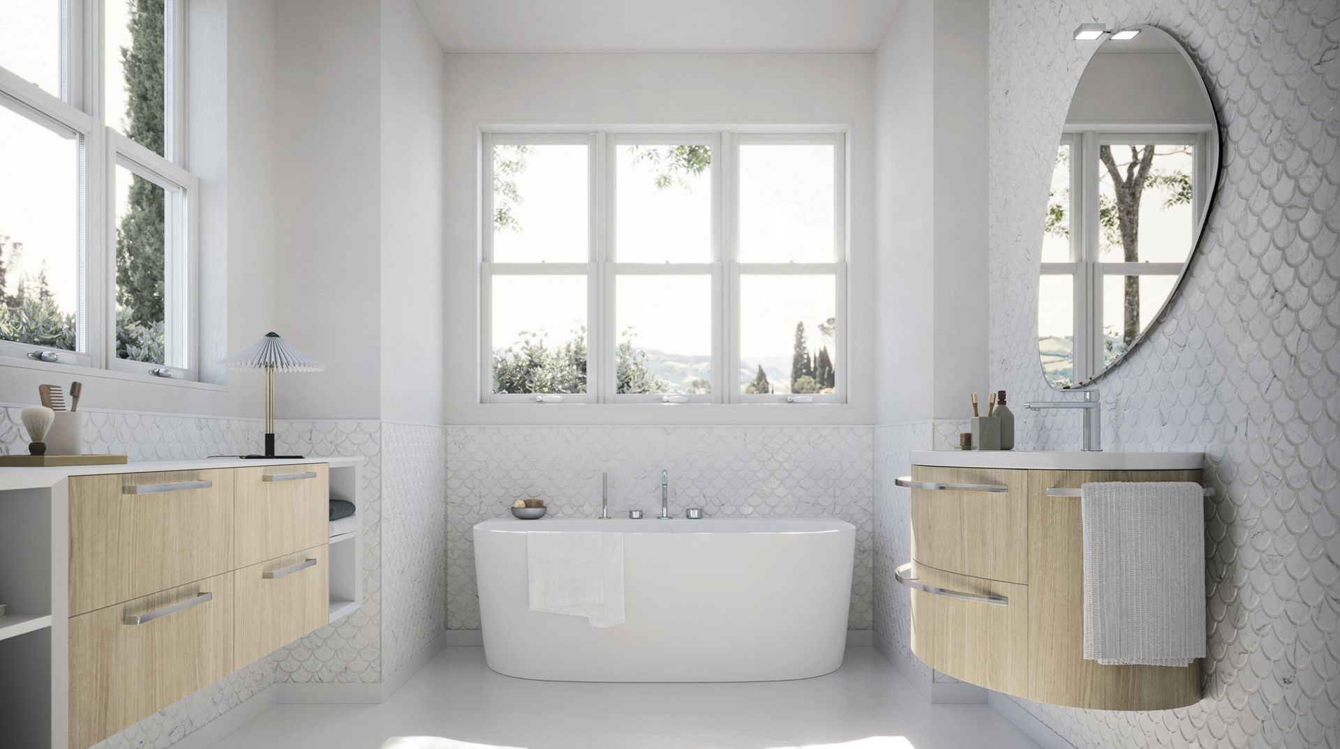 Ho.Me Plus è un’inedita collezione firmata Arbi Arredobagno che raccoglie una vasta gamma di finiture in melaminico termostrutturato dalle venature naturali, ai colori classici o di tendenza. Trasversale nello stile, ho.me plus è disponibile in due varianti: una con anta con maniglia, l’altra con presa maniglia “J” integrata. Flessibile nell’ambientazione grazie alla scelta fra tre profondità e diverse larghezze, la collezione è arricchita dalla versione curva, che propone basi dalle linee morbide per soddisfare anche le esigenze di ottimizzazione degli spazi più ristretti.
