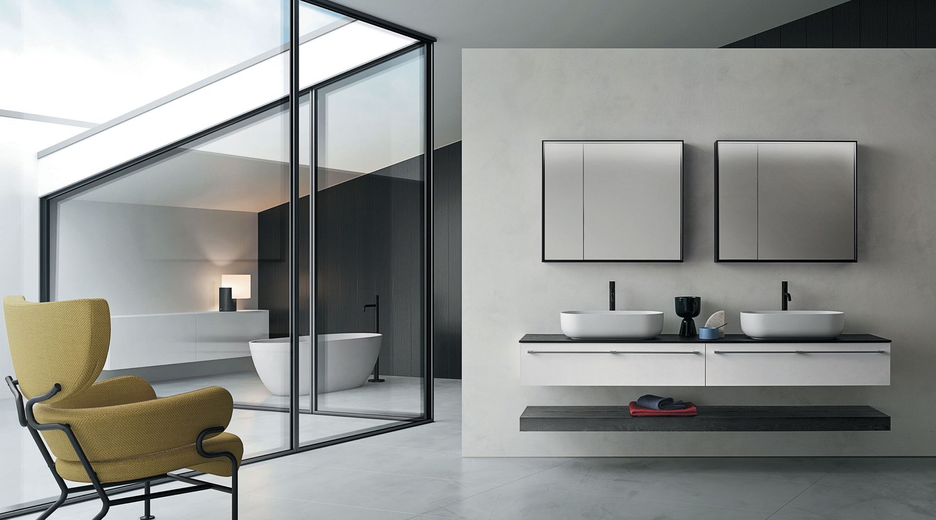 Versatile, moderno e lineare, il modello Teso offre una vasta gamma di finiture di tendenza. L’anta liscia, la vasta modularità e la moltitudine di materiali e colori disponibili sono le sue peculiarità; il discreto distanziale laterale diventa un ulteriore dettaglio estetico che contraddistingue l’arredo bagno, coniugando semplicità e design. L’apertura push-pull di serie rispetta l’assoluta pulizia delle linee del mobile per il bagno tuttavia, a richiesta, è possibile personalizzarlo anche con maniglia.
