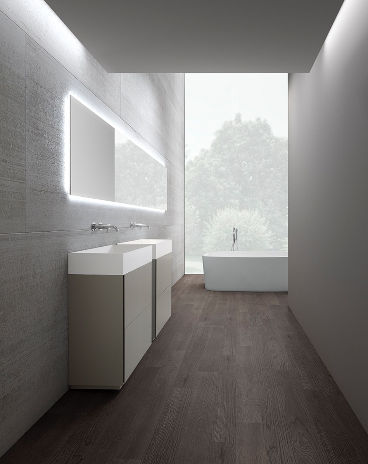 La serie S_40 è caratterizzata da una estetica molto pulita interrotta da una gola laterale o centrale in base alla soluzione prescelta.
La modulistica prevede 4 profondità oltre a porta lavabi freestanding e contenitori vari.
La collezione è disponibile nella finitura laccata, in Noce, Rovere Thermo, in tutte le tonalità del Rovere, in massello di Rovere spazzolato e Wild Wood.