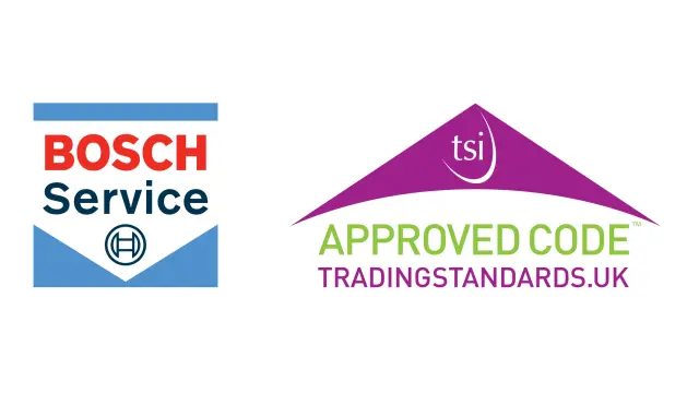 Bosch Car Service Logo and Trading Standards uk