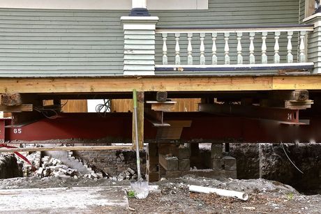a house that has been under construction