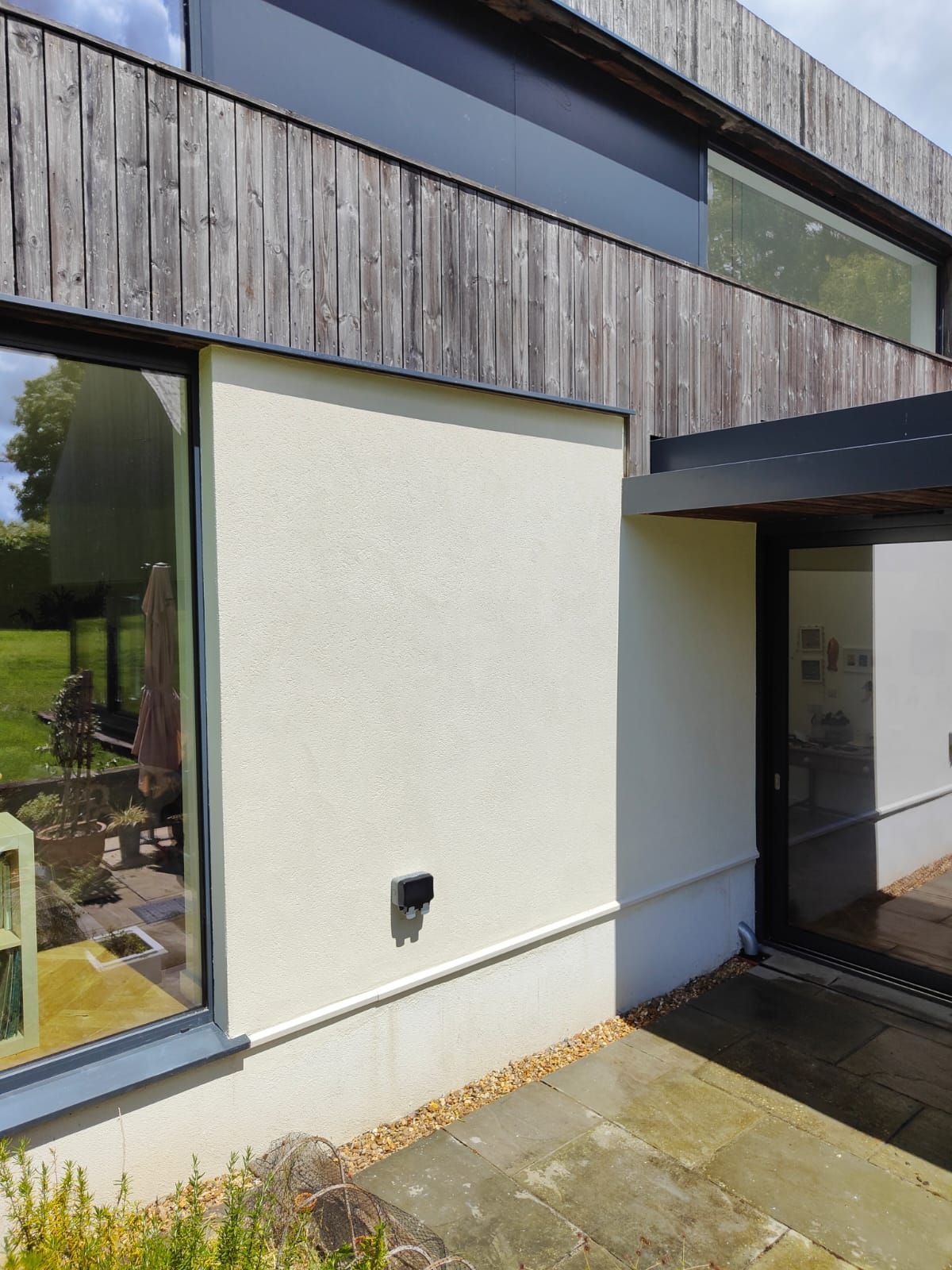 exterior wall plastering