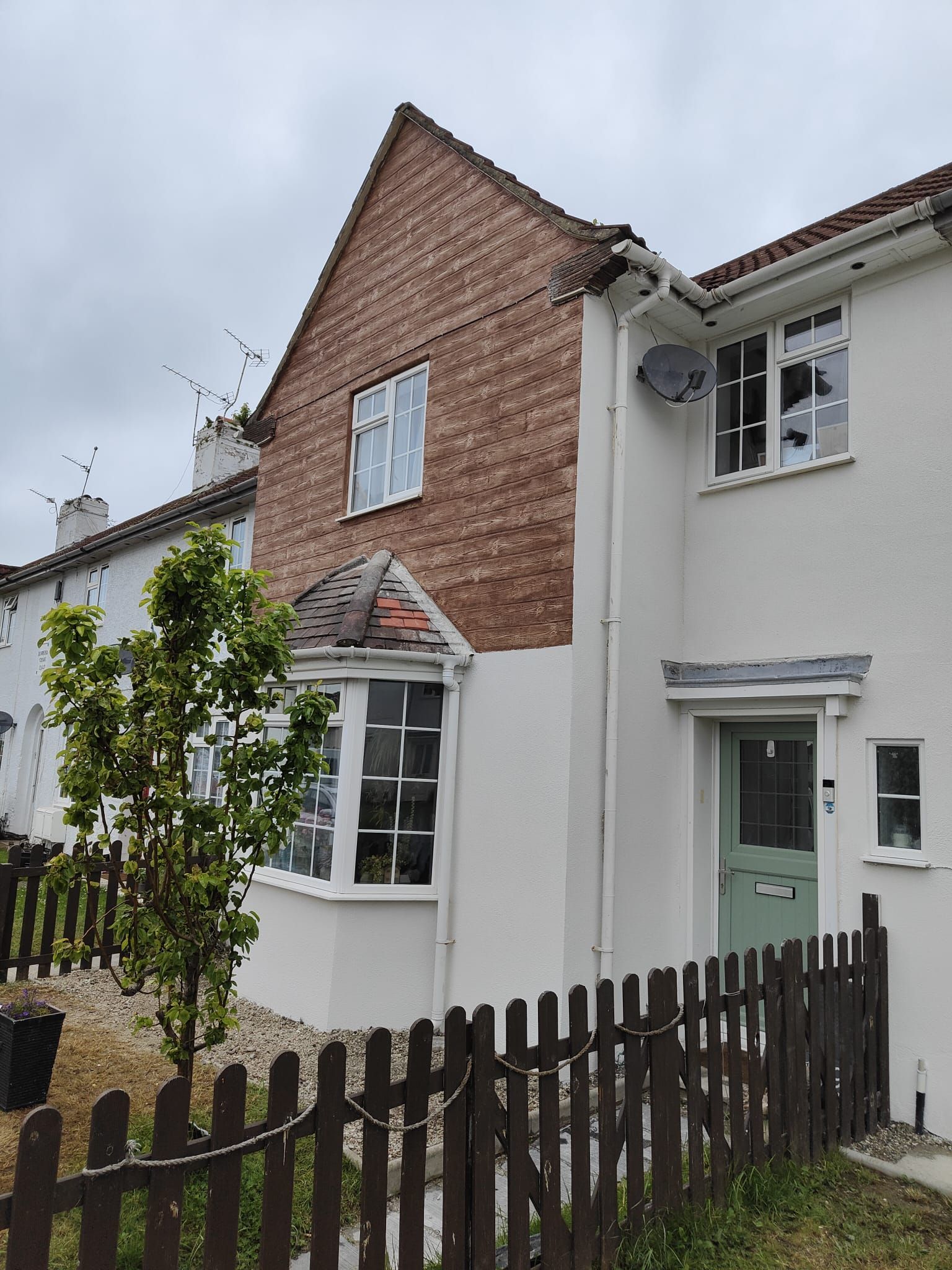 Southampton rendering project, wood effect render