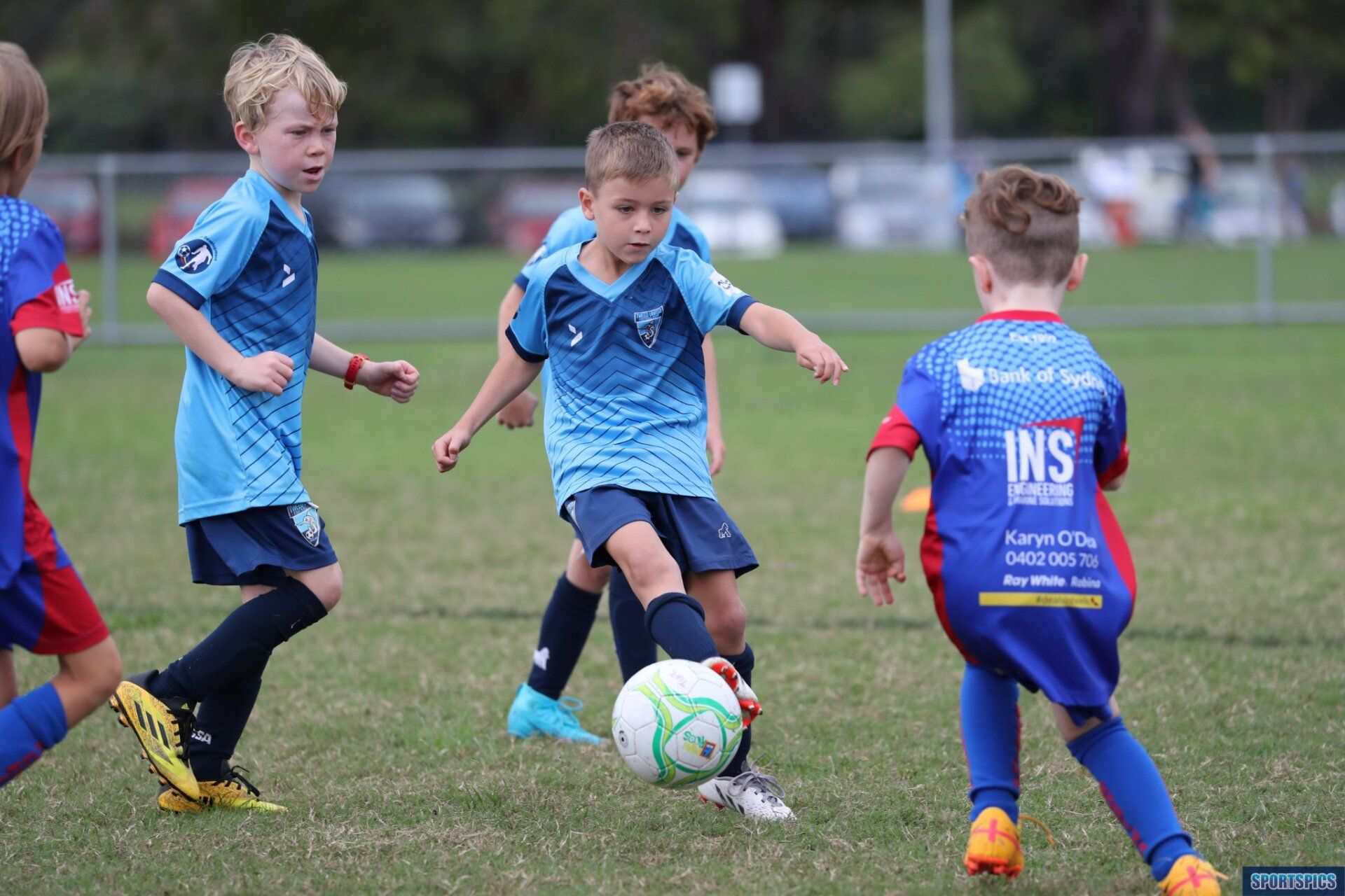 Tweed United juniors playing football