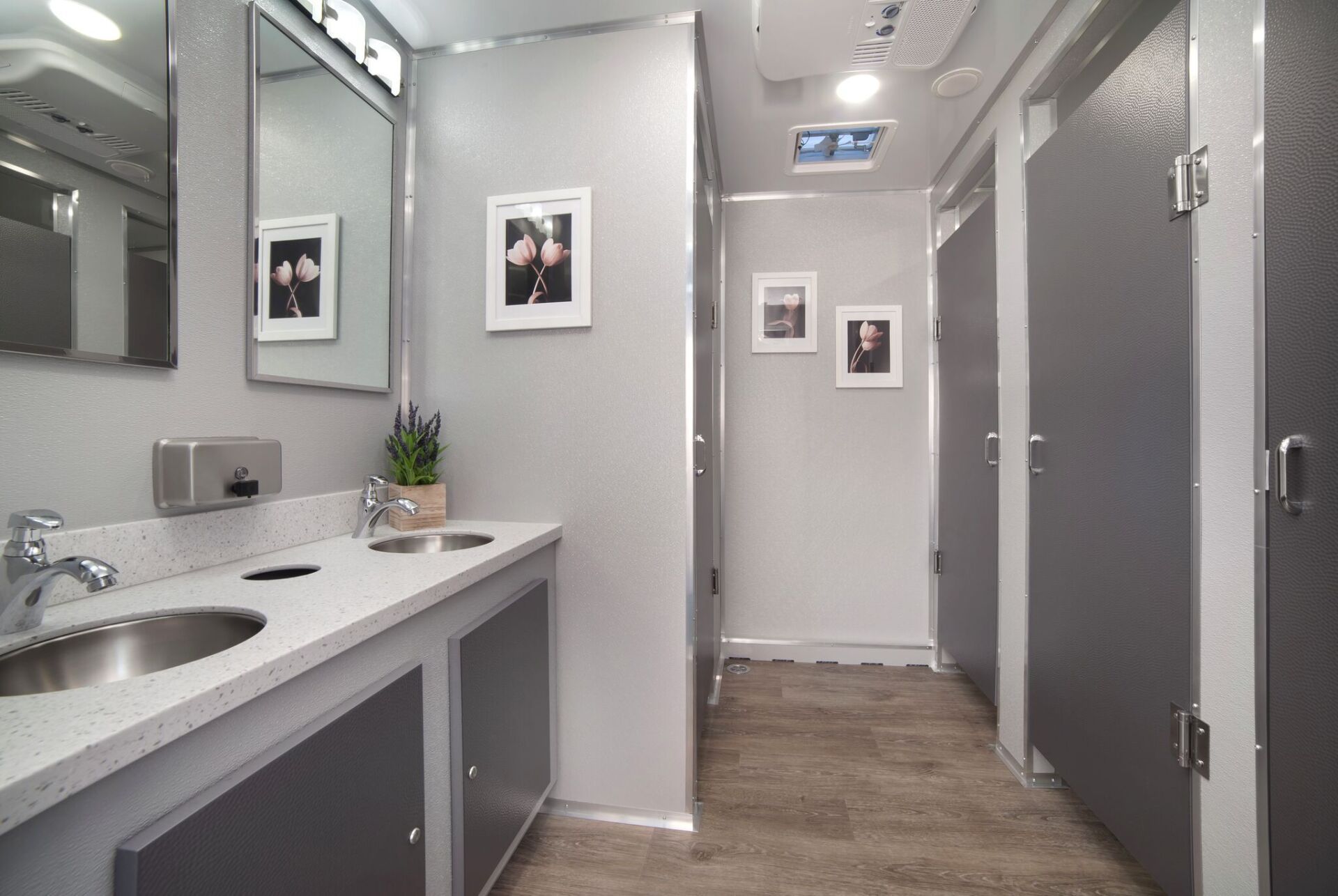 A restroom trailer rental in Morgan Bluff, LA