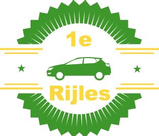 de eerste rijles