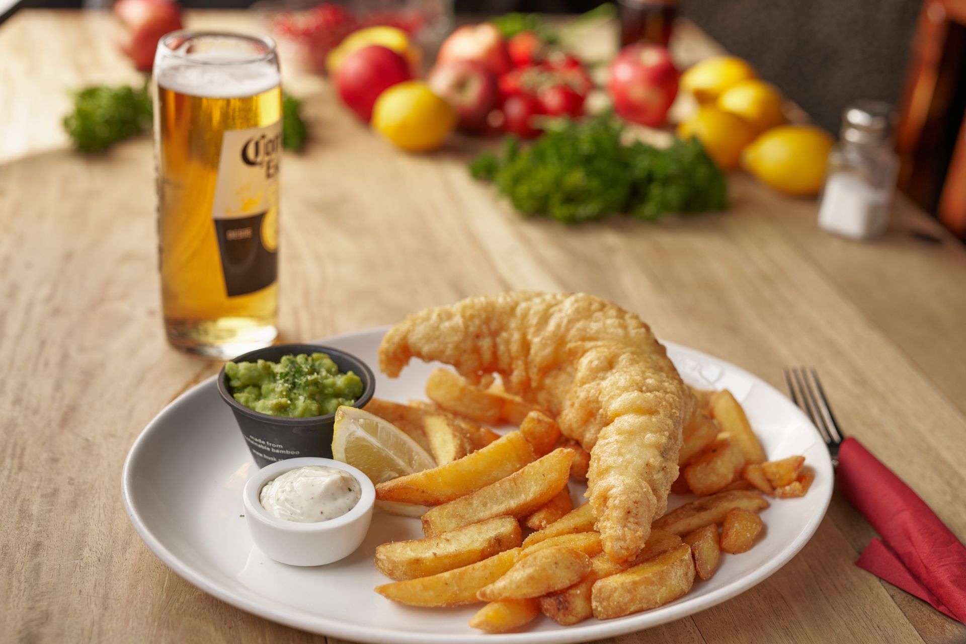 Dinner menu at The Bush Inn, St Hilary, Cowbridge