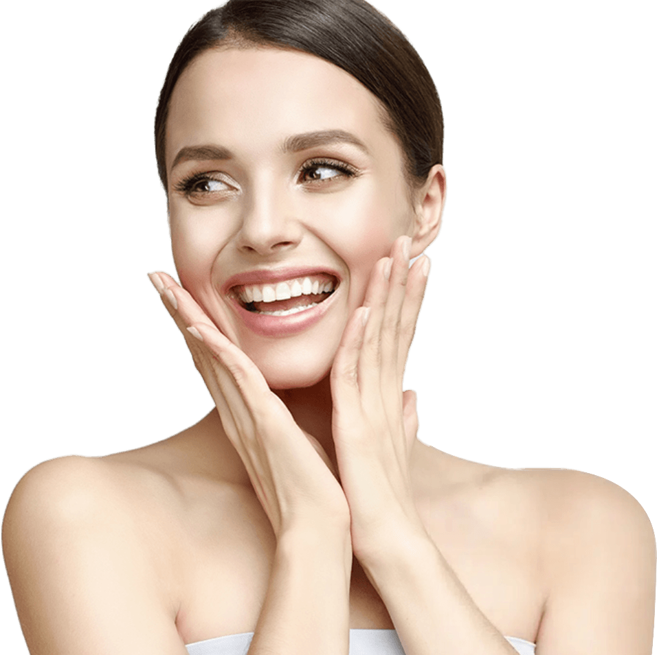 Nissen Kosmetik lächelndes Model