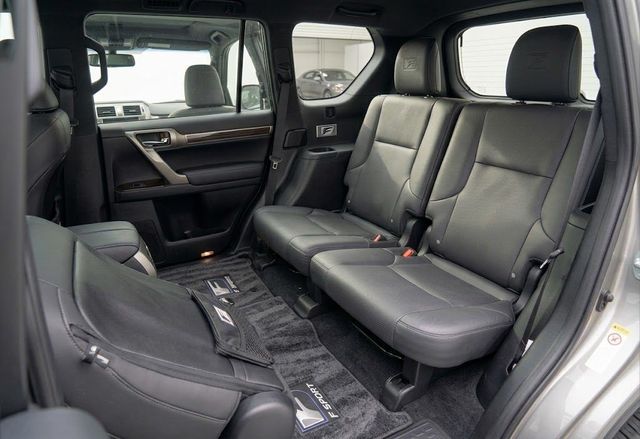 Lexus GX second-row seats and floor vacuumed and cleaned, Ongowash mobile detailing serving Sugar Land, TX