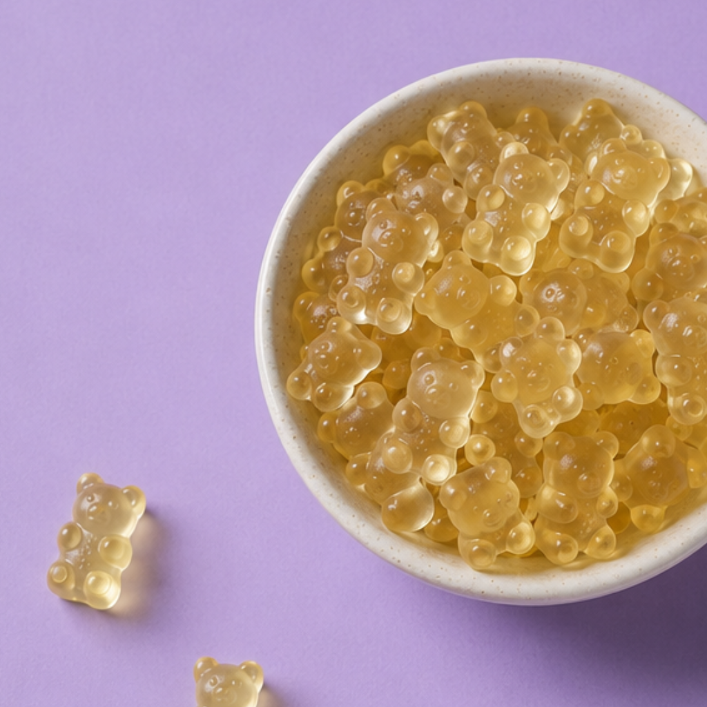Gummy supplements with yeast beta-glucan