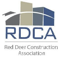 RDCA logo with blue and gray building icon and “Red Deer Construction Association” text