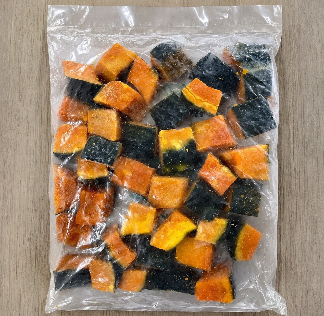 [大龍粥]冷凍帶皮南瓜塊(1kg/1包)