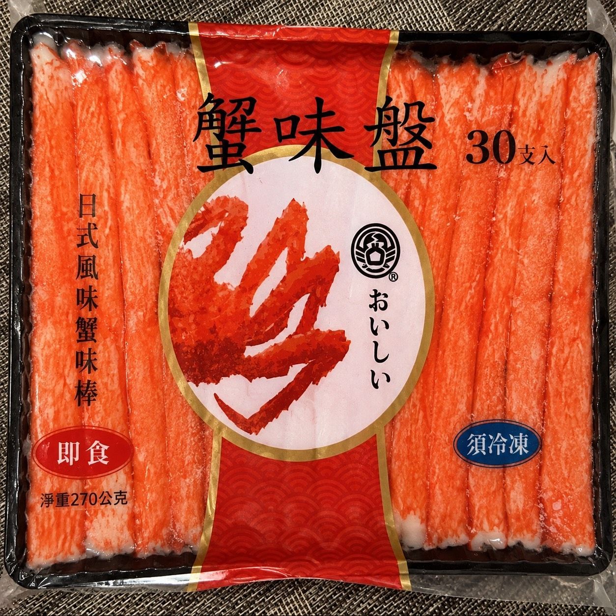 [大龍粥]蟹味盤(270g/1盤)