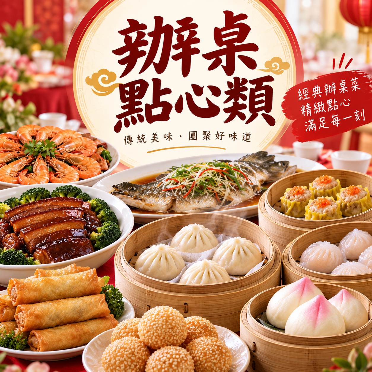 配酒｜辦桌｜點心區