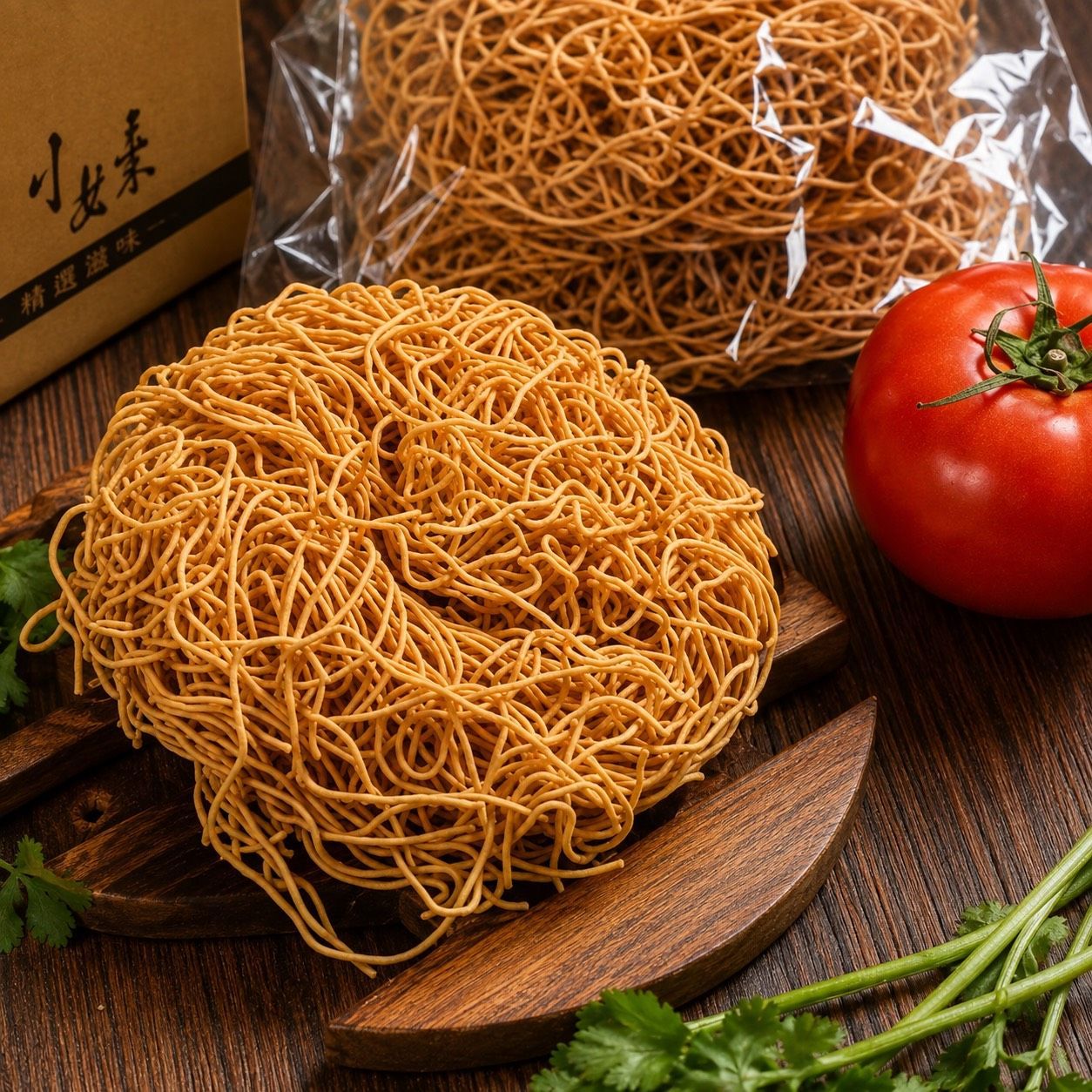 [大龍粥]雞絲麵(4個/1包)