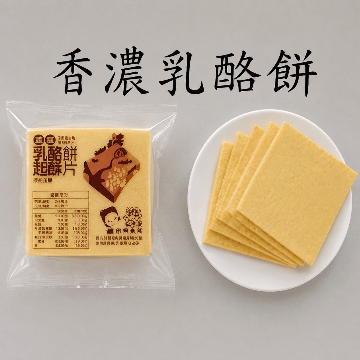 [大龍粥]濃香乳酪餅(30片/1包)