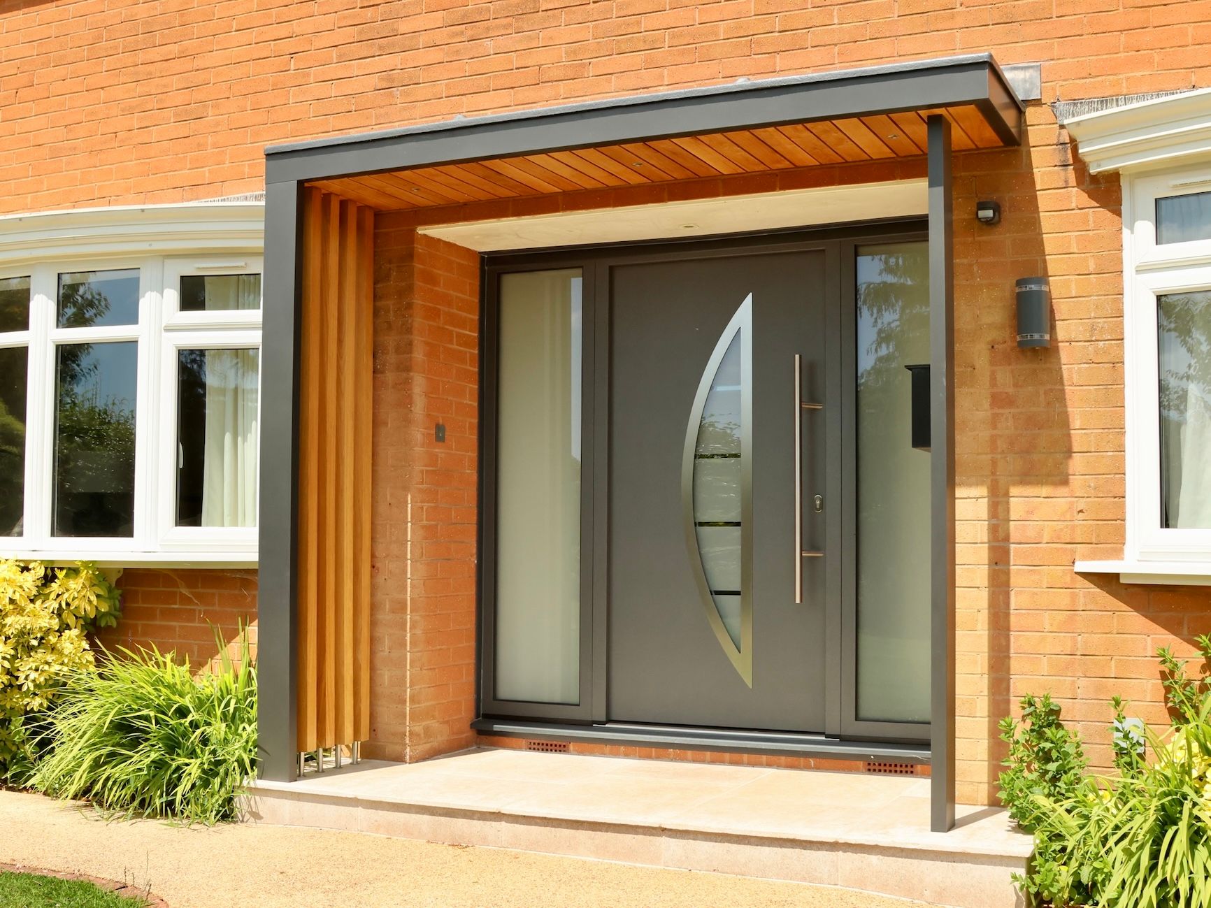 Ashington modern timber porch kit