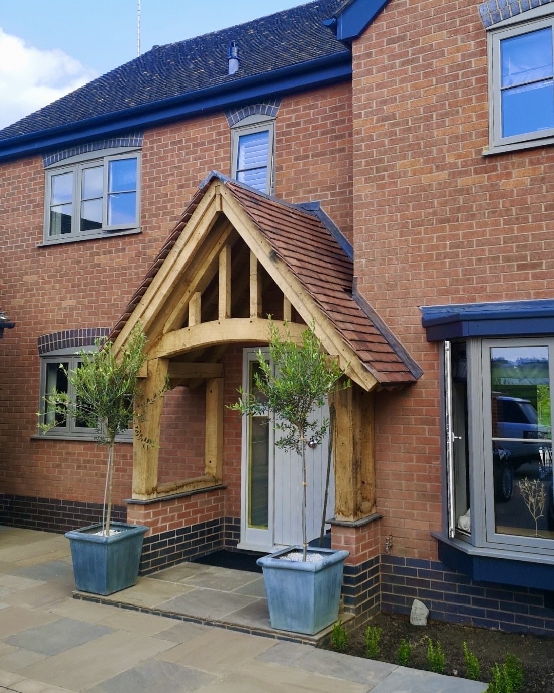 The English Porch Company Yeovil Oak Framed Porch Kits