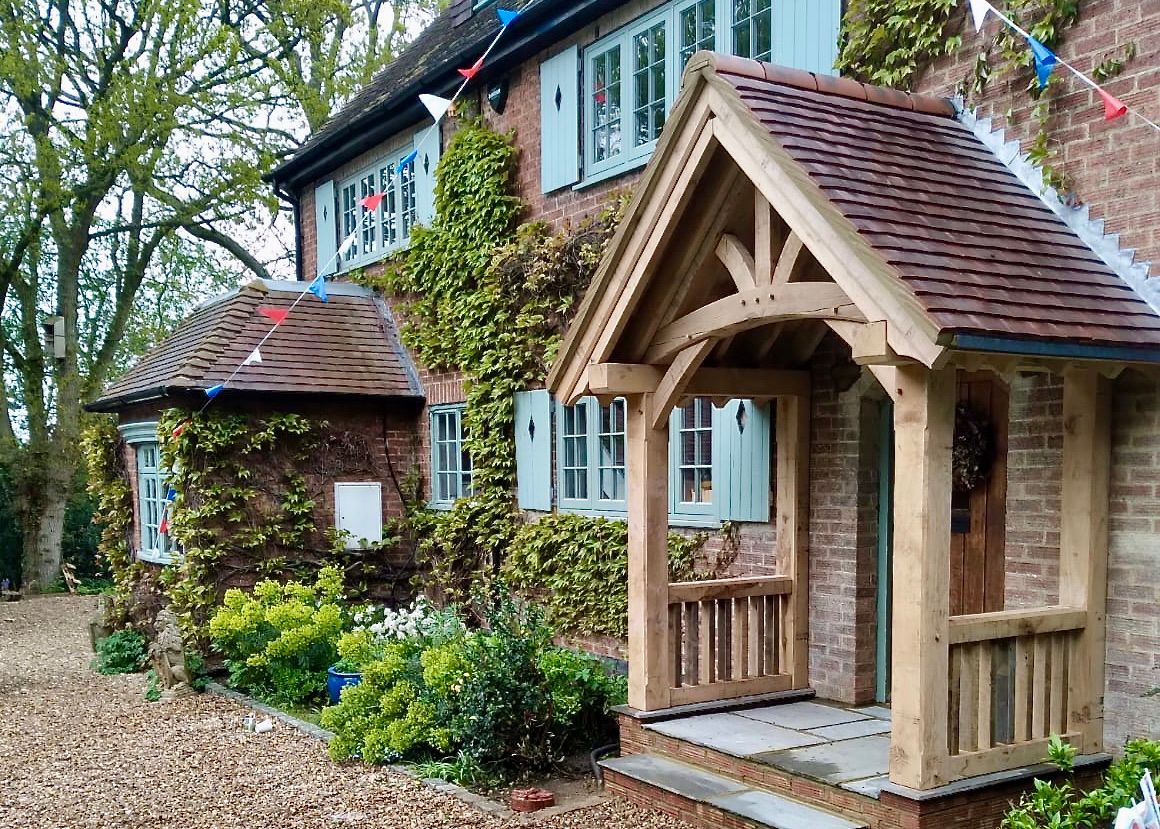 Yeovil Oak Framed Porch Kit