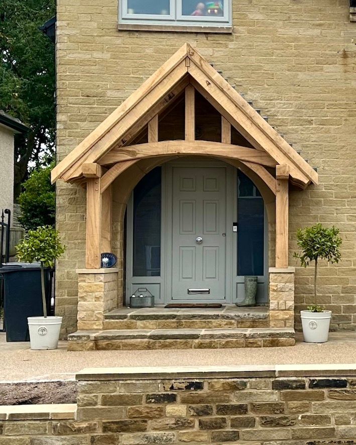 The English Porch Company Yeovil Green Oak Porch