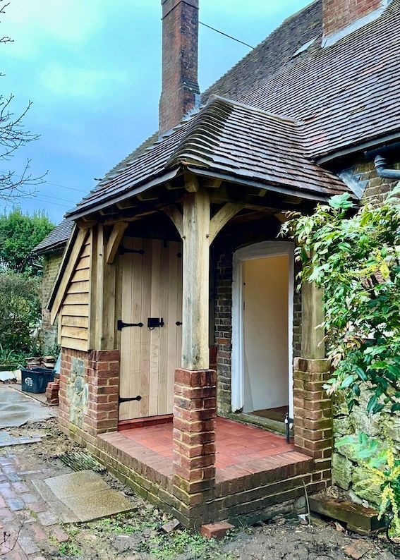 The English Porch Company Yeovil Green Oak Porch