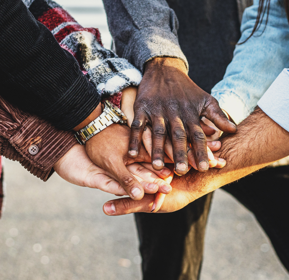 people holding hands