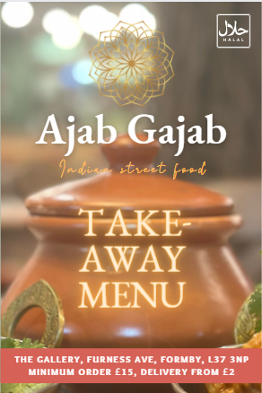 Rjab Menu Ajab Gajab Cafe Menu