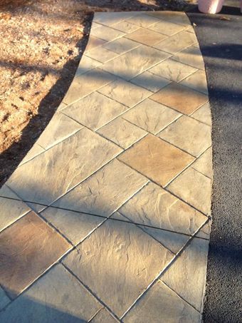 Decorative Concrete Walkway