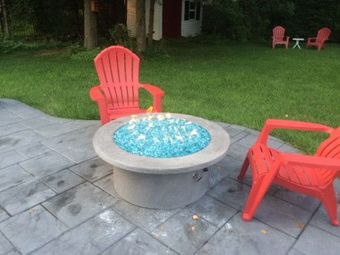 Concrete Gas Fire Pit