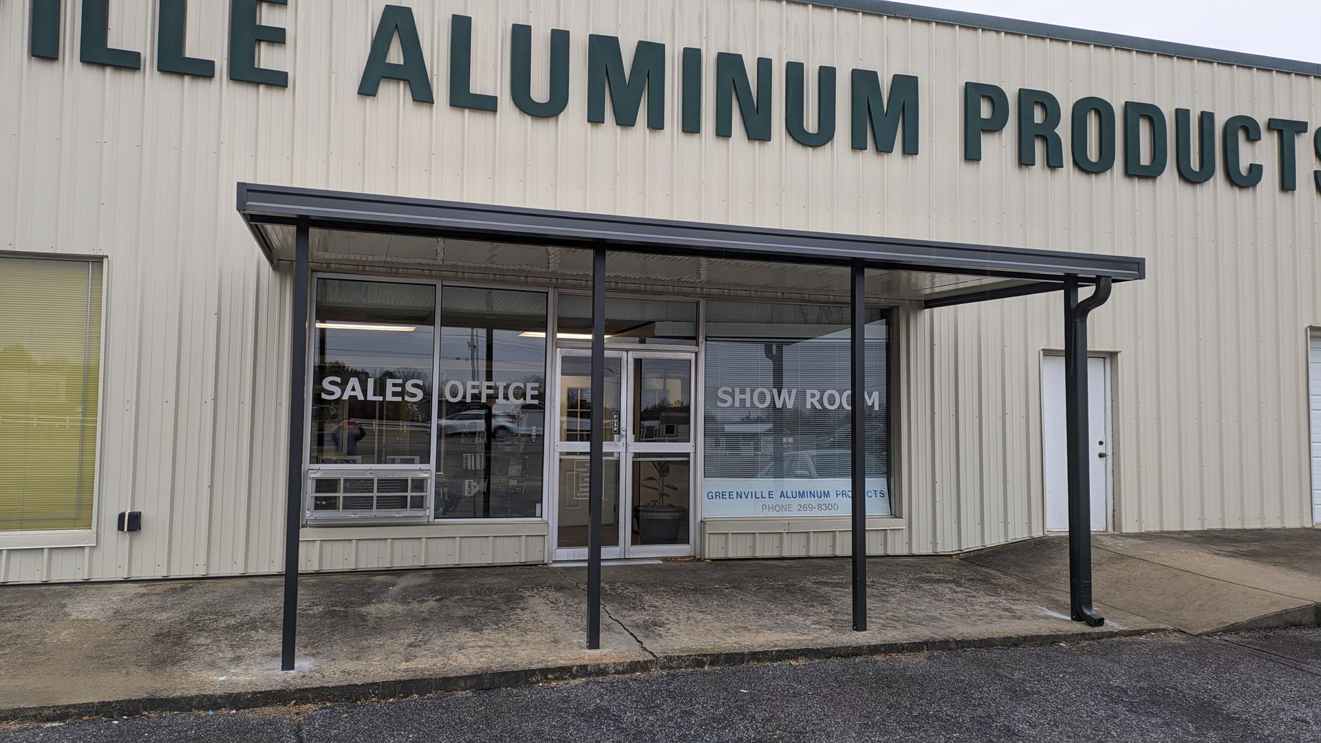 Black Steel Patio Cover — Greenville, SC — Greenville Aluminum