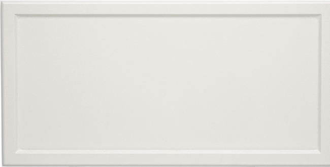 Slim Shaker Style Option With Antique White Finish