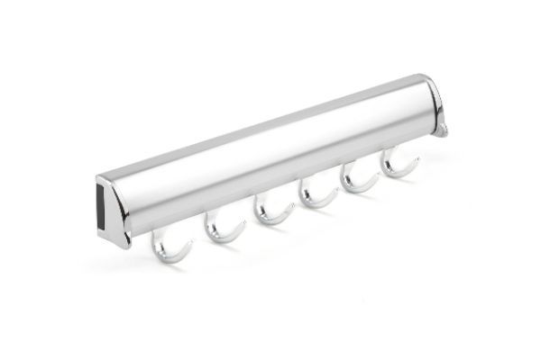 Chrome Color Option for Belt Rack Organizer