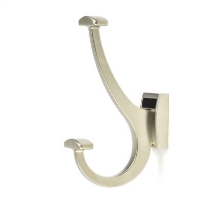 Matte Nickel Color Option For Coat Hook Organizer