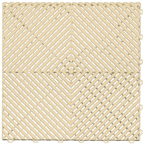 Ivory color option for swisstrax garage floor tiles