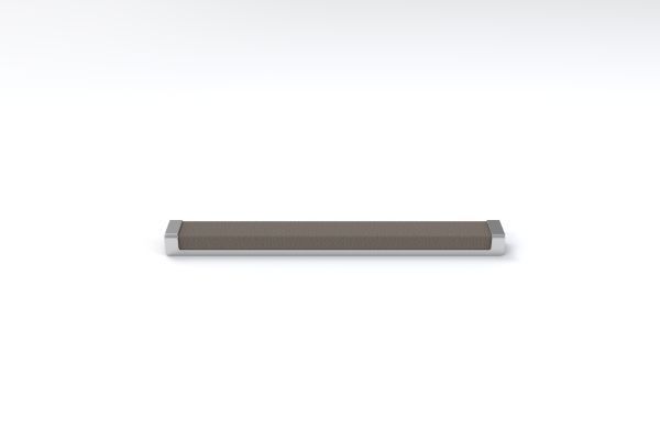 Pewter Chrome Color Option for Luxe Leather Handles