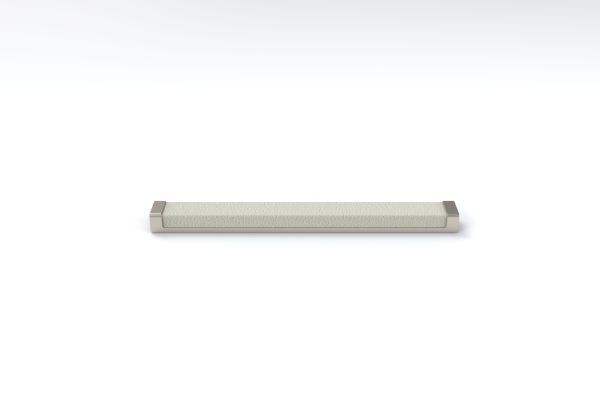 Winter Matte Nickel Color Option for Luxe Leather Handles
