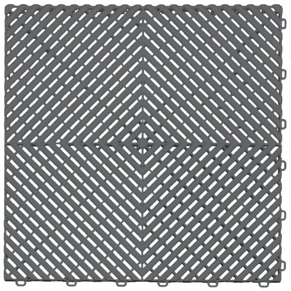 Slate grey color option for swisstrax garage floor tiles