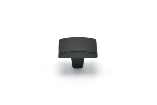 Matte Black Color Option for Soft Square Knobs