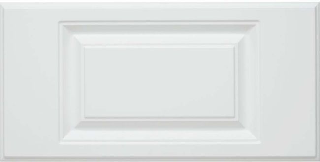 Raised Panel Style Option With White Finish