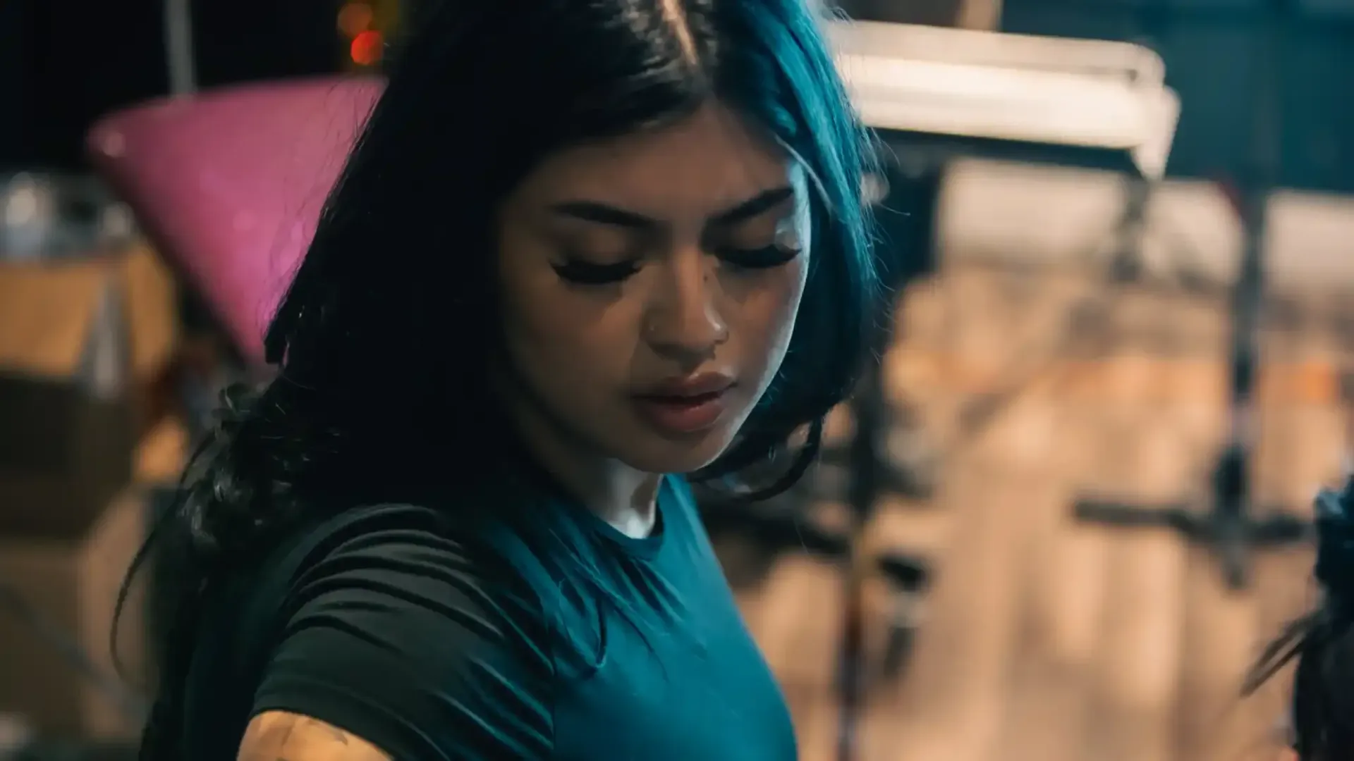 Close up of Nessa's face